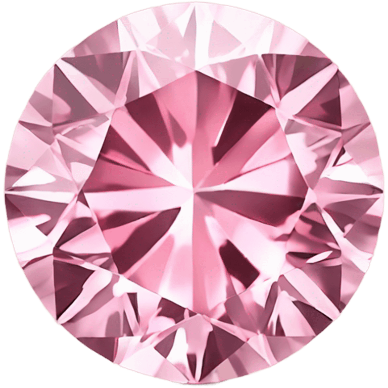 Pink diamond emoji