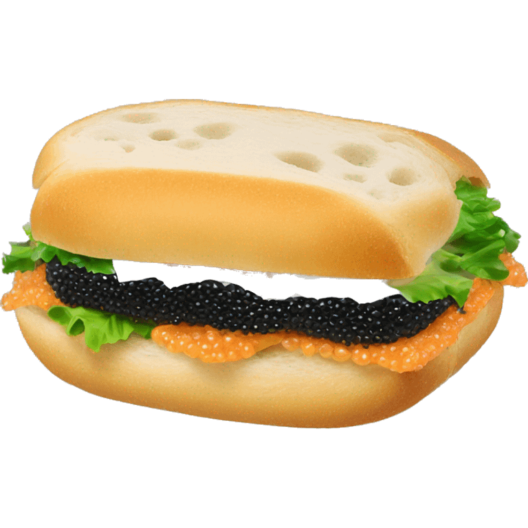 Caviar sandwhich emoji