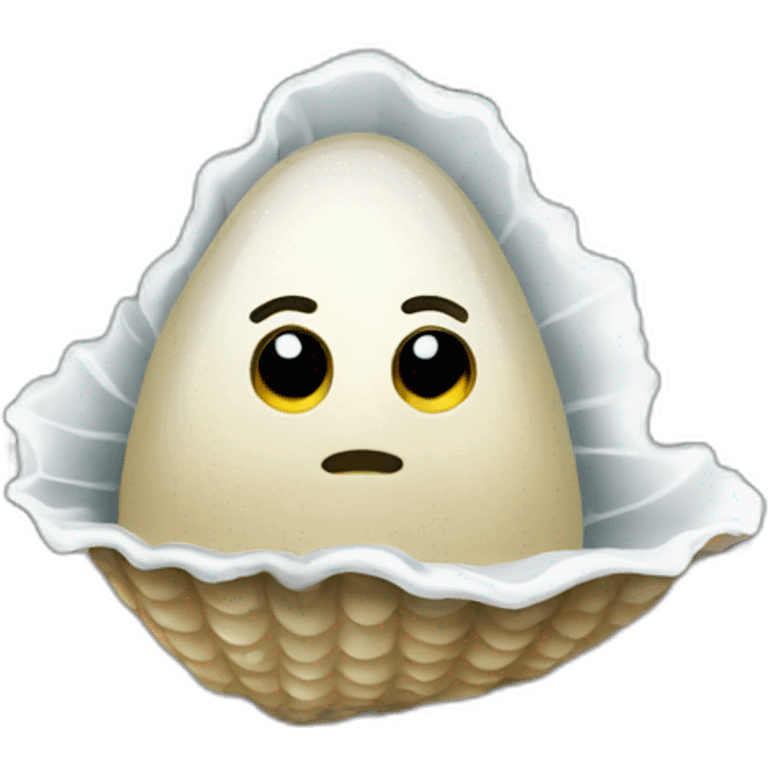 oyster crying in jail emoji