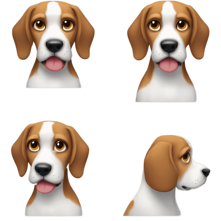 Mean beagle emoji