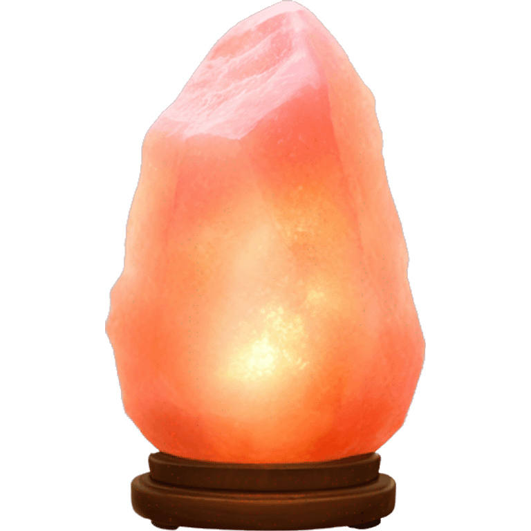 Pink Himalayan salt lamp emoji