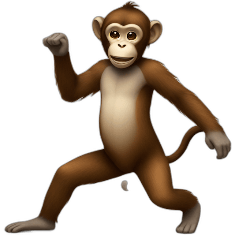 Dancing-monkey emoji