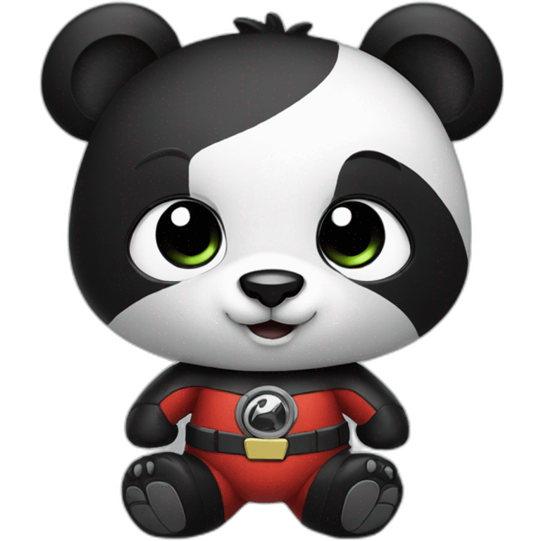 super hero panda emoji