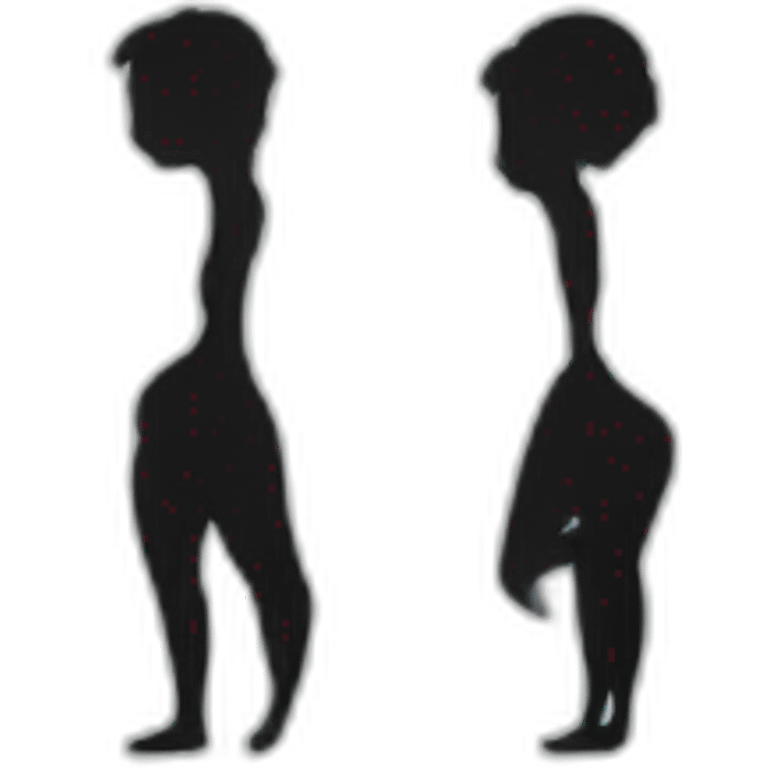 Hourgkass body silhouettes emoji