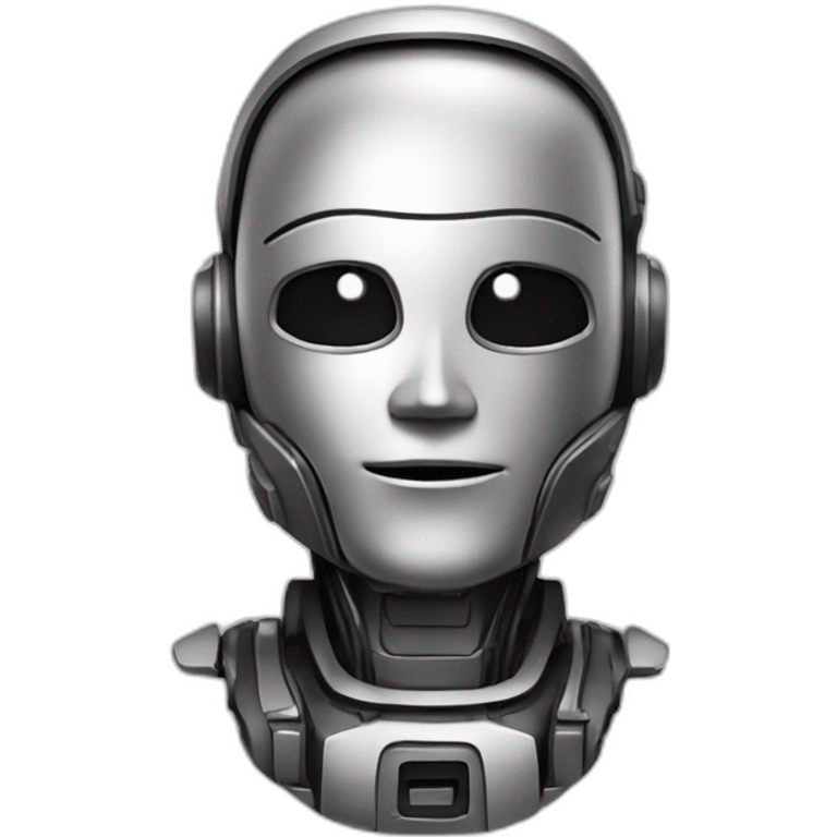 titanium ai Chatbot black and white emoji