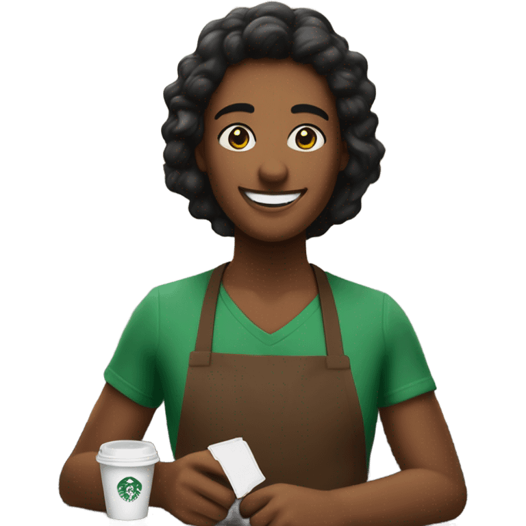 starbucks worker emoji