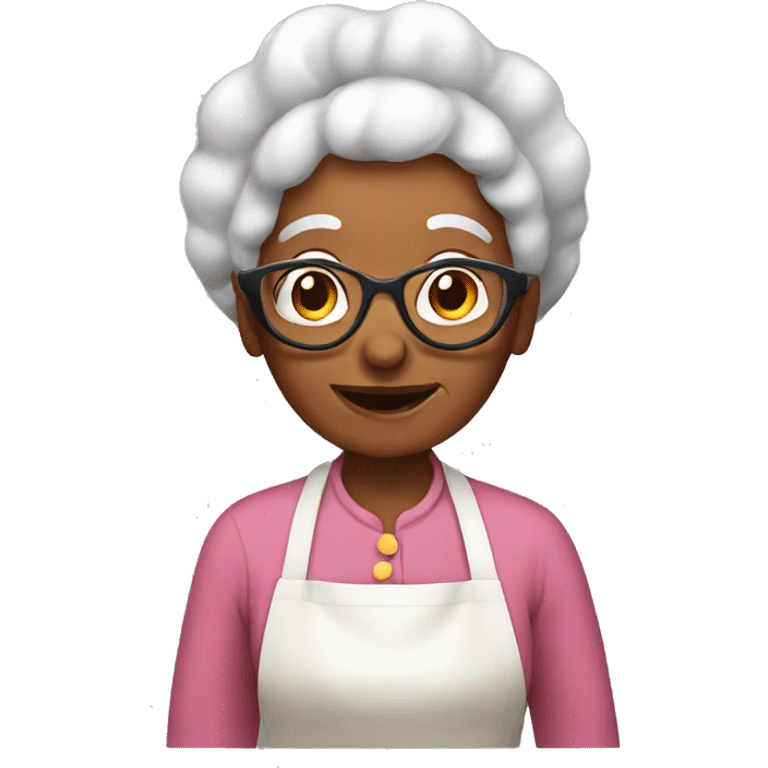 Grandma cooking emoji