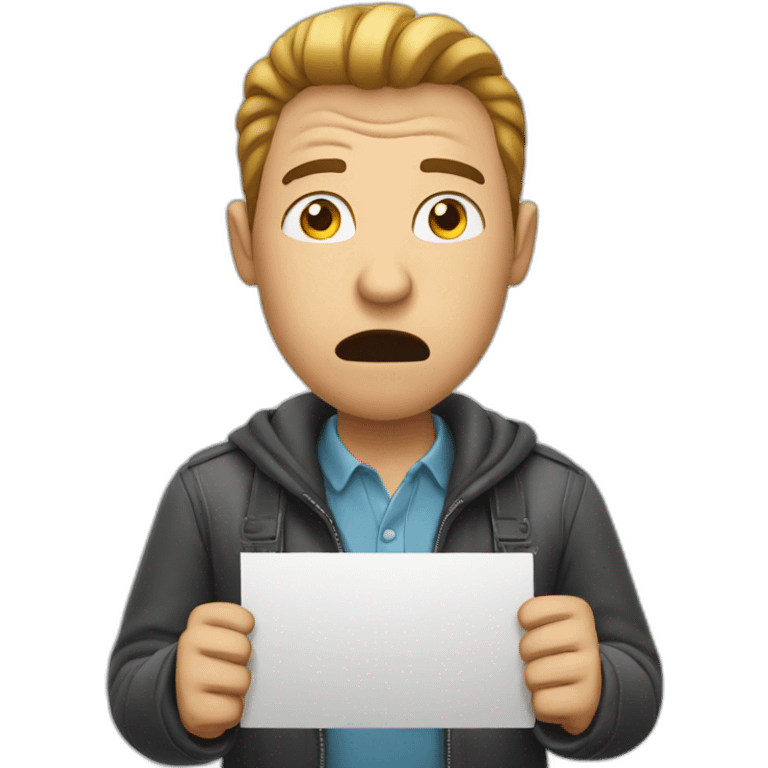 guy showing be quiet sign emoji