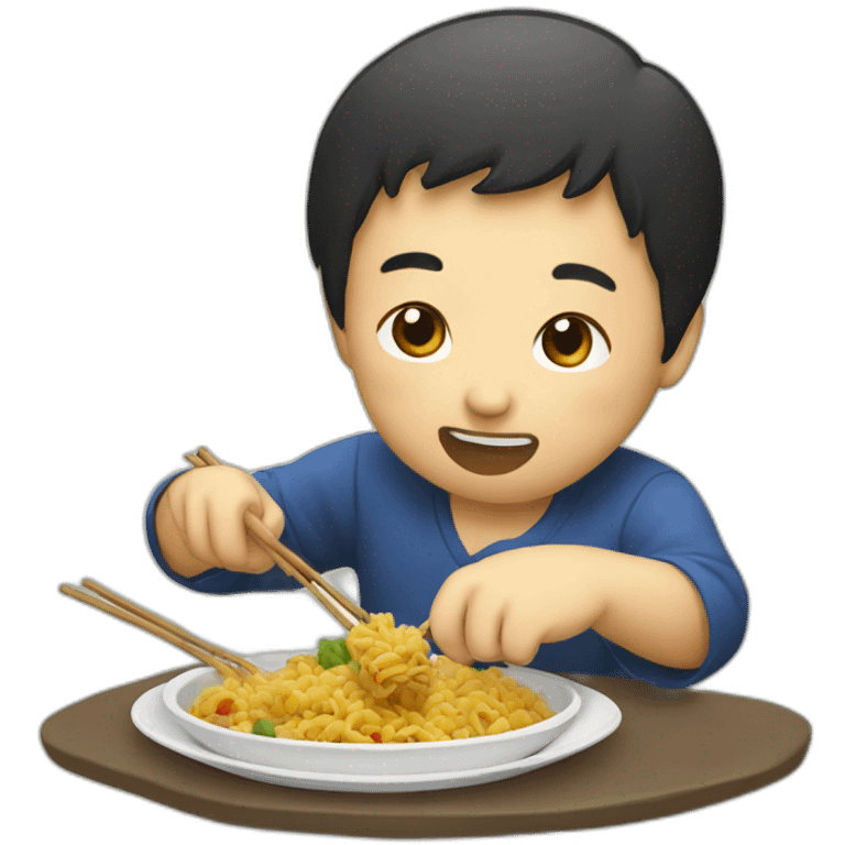 chinesse eating emoji