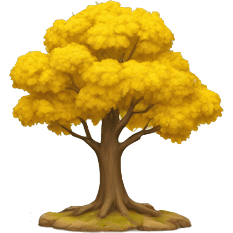 yellow tree emoji