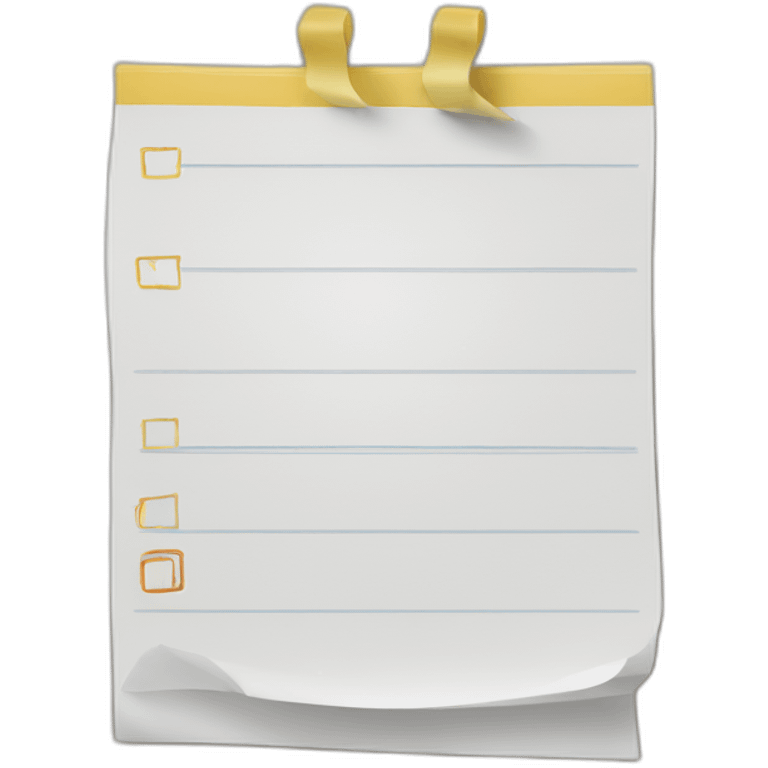 Todo list emoji