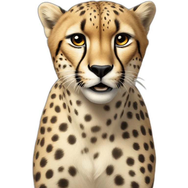  cheetah at top speed emoji