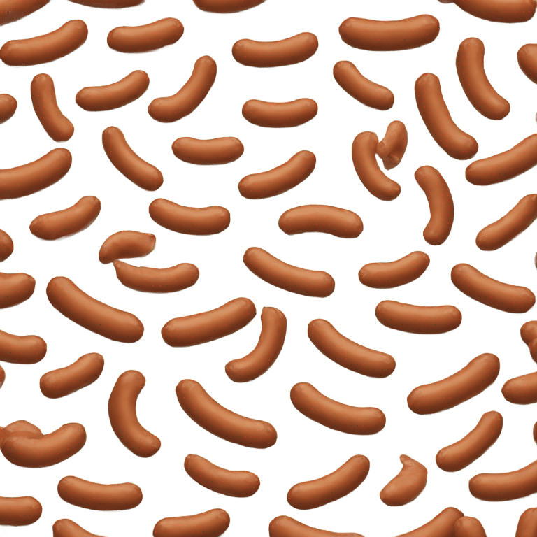 silly sausage emoji