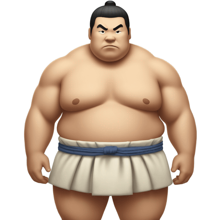 Sumo wrestler emoji