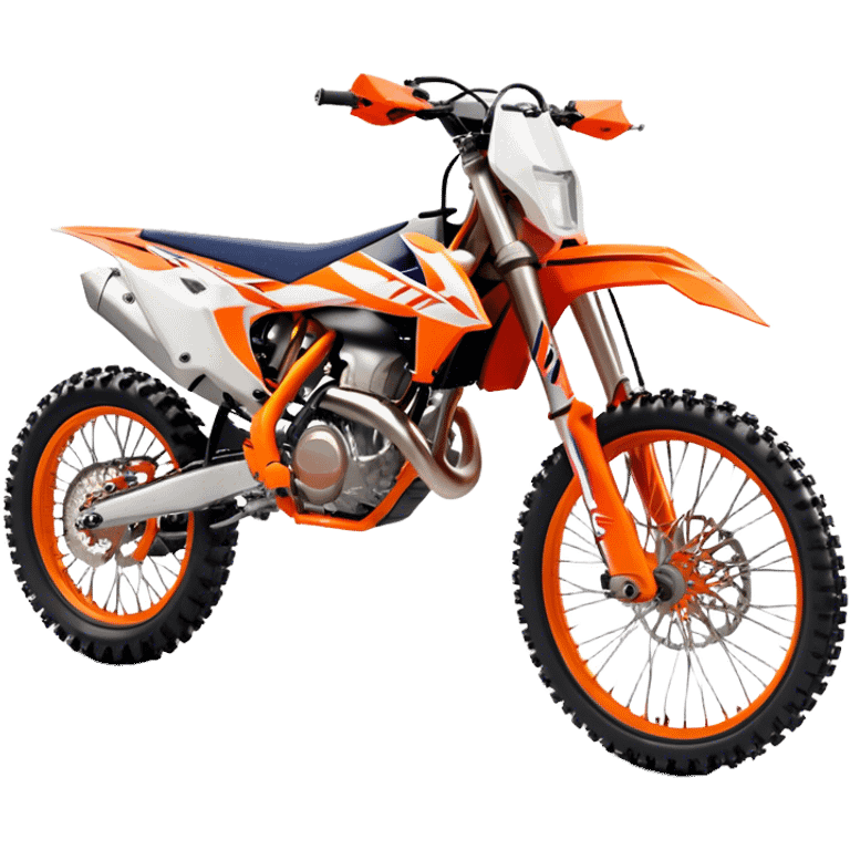 KTM Dirtbike - KTM 250 SX (Model Year: 2021) (Iconic colour: Orange) emoji