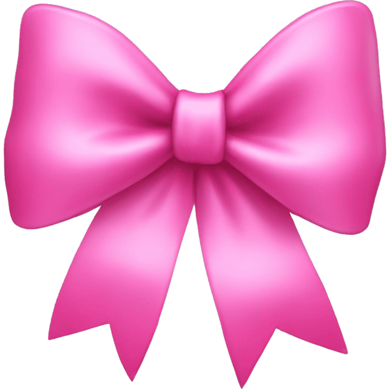 Pink bow emoji