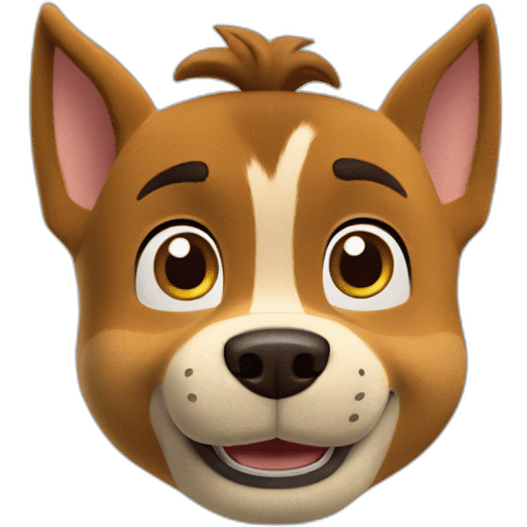 Paw patrol Chase character emoji