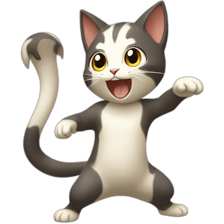 dancing-bicolor-cat-pokemon emoji