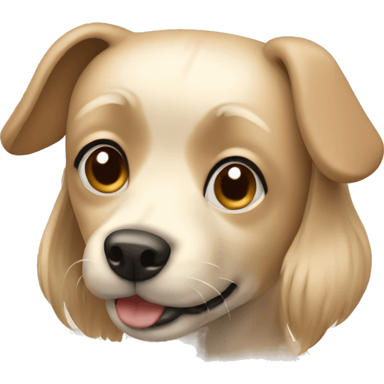 small beige dog emoji