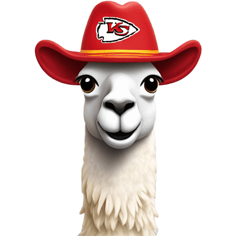 Kansas City chiefs llama  emoji