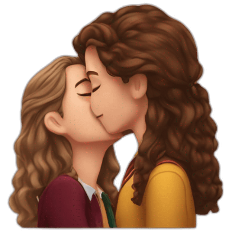 Hermion Granger kissing emoji