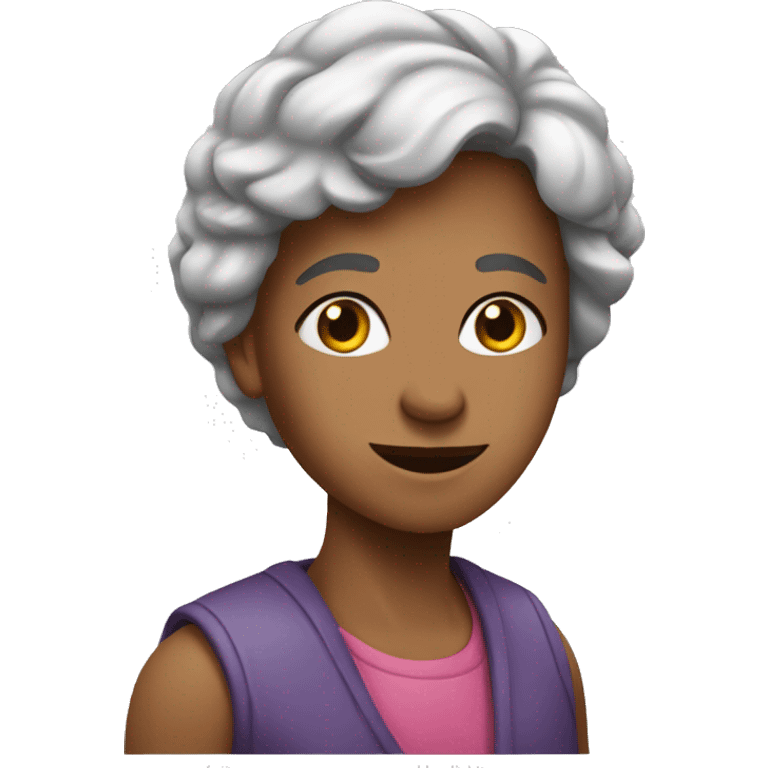 Een street oma emoji