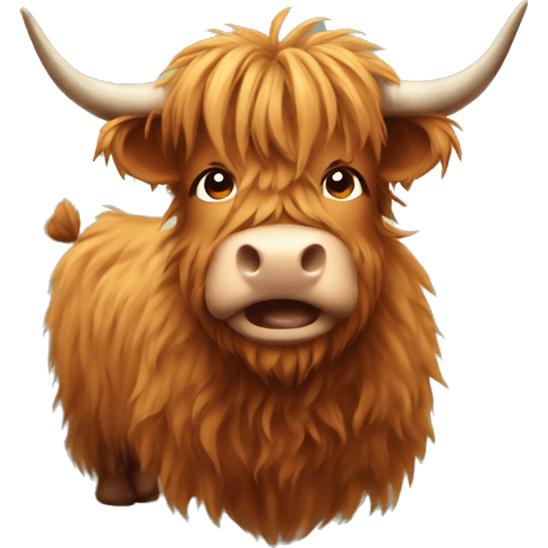 highland cow  emoji