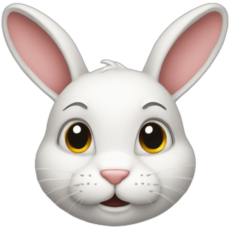 follow the white rabbit emoji