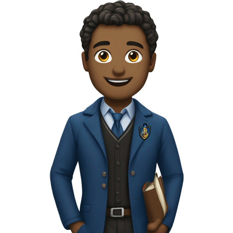 teacher, men, ravenclaw emoji