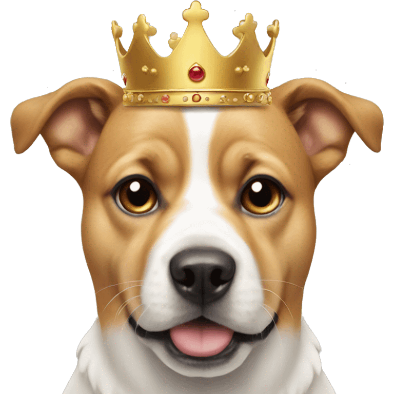 dog with crown emoji