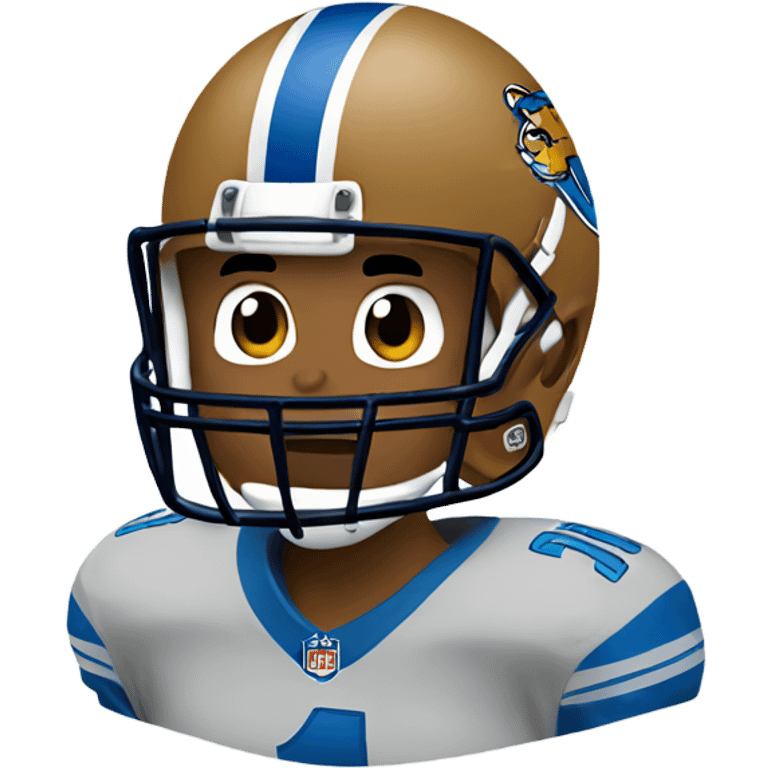 Lions football player emoji