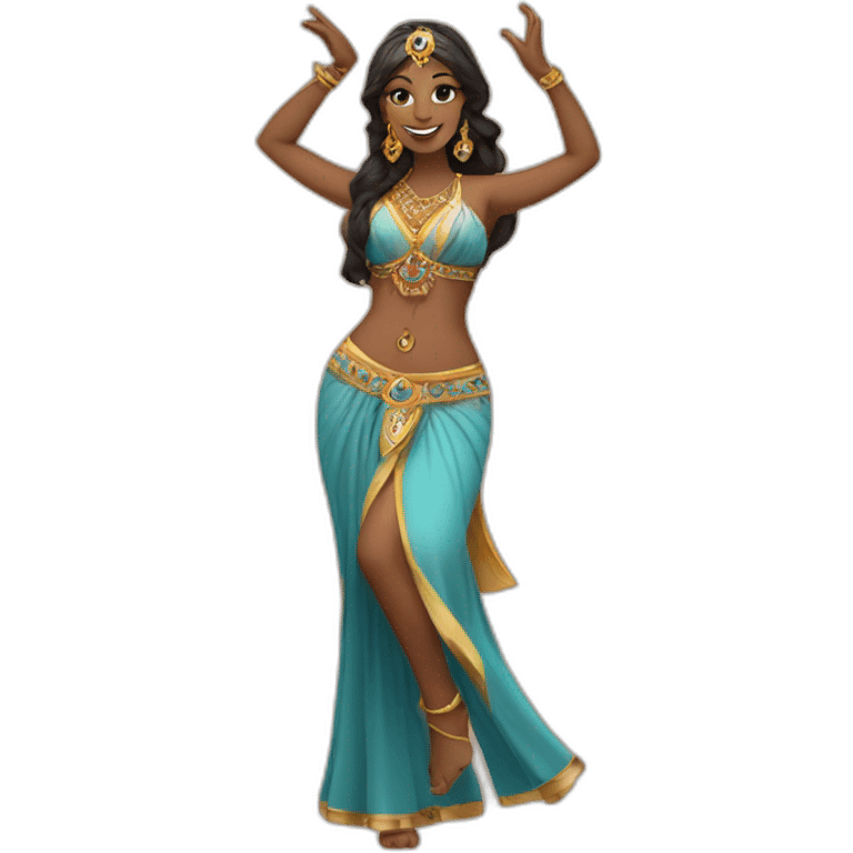 Bellydancer saying ok  emoji