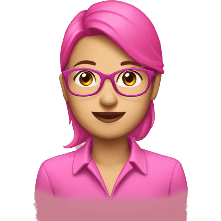 Pink planner emoji