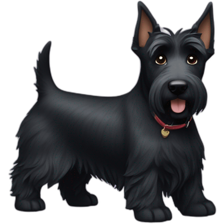 Scottish terrier in macan emoji