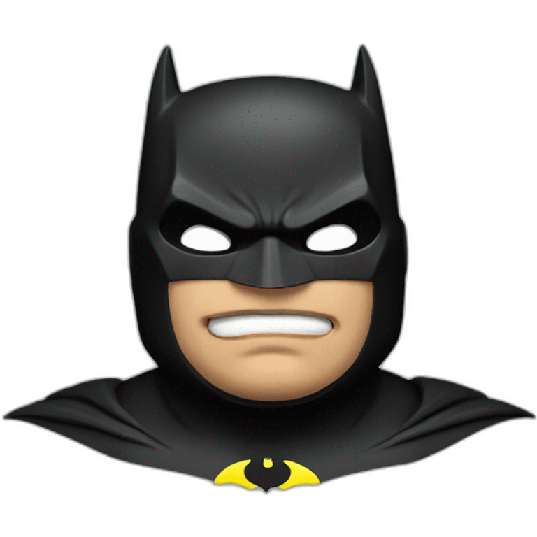 fat batman in fat mask emoji