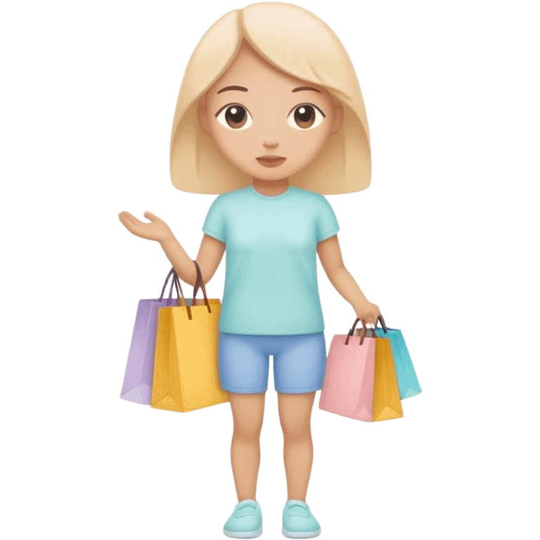 Mindful shopping icon emoji