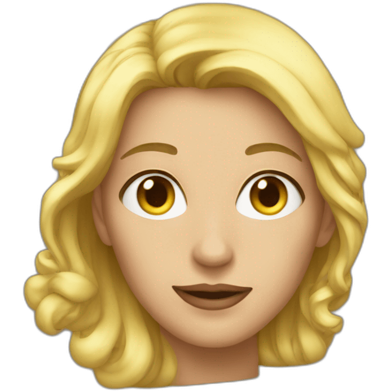 Une femme super emoji