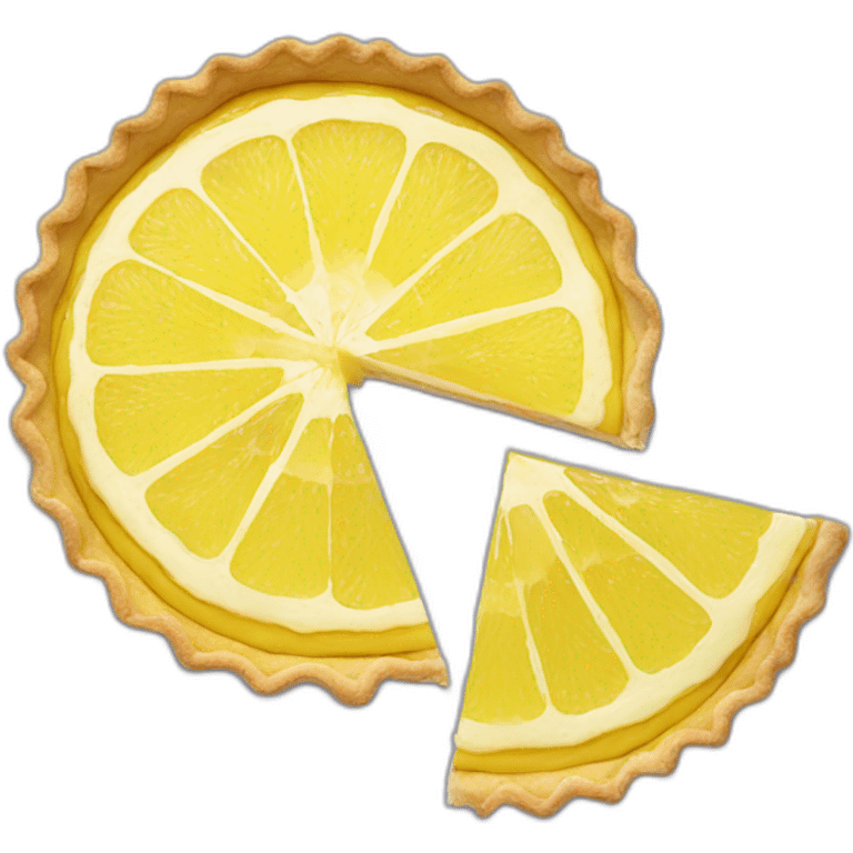 tarte au citron  emoji