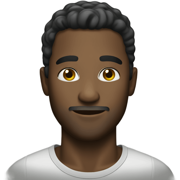 handsome black man emoji