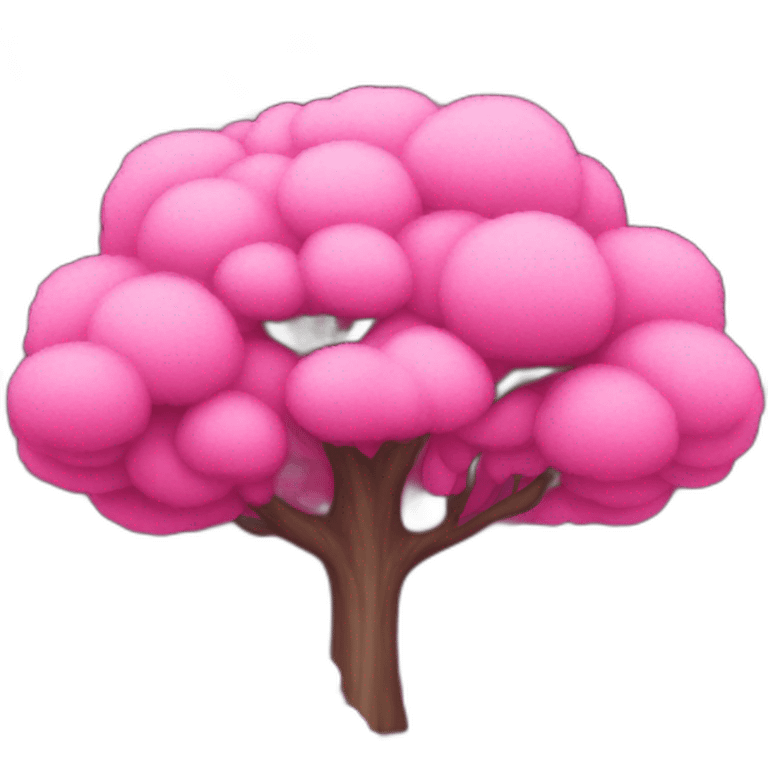 pink bonesai tree emoji