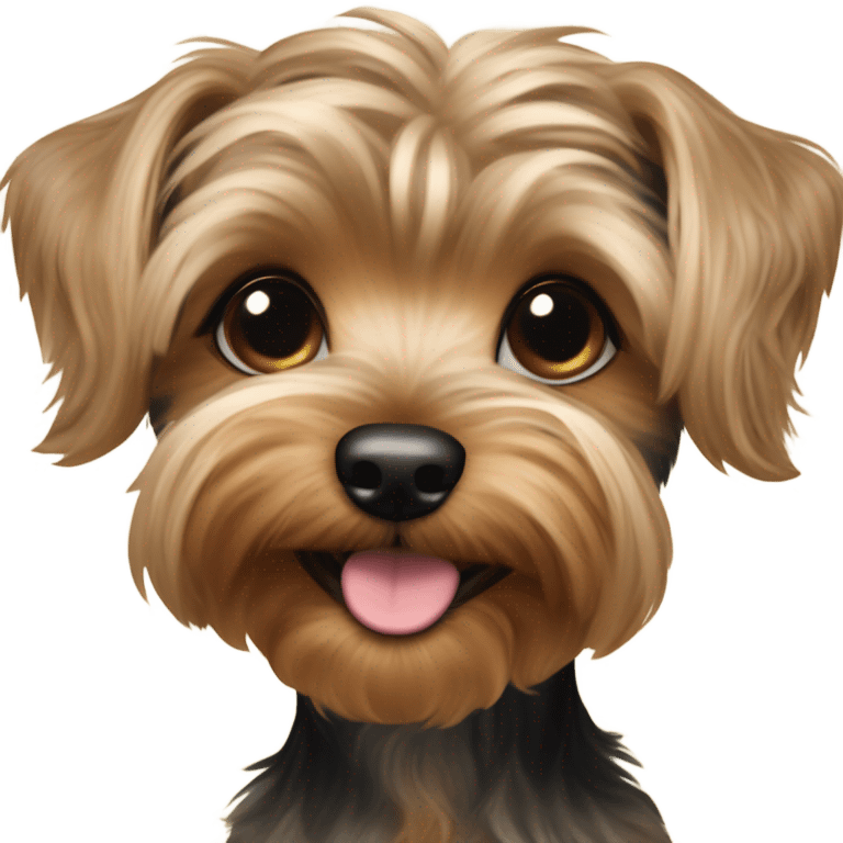 girl yorkiepoo  emoji