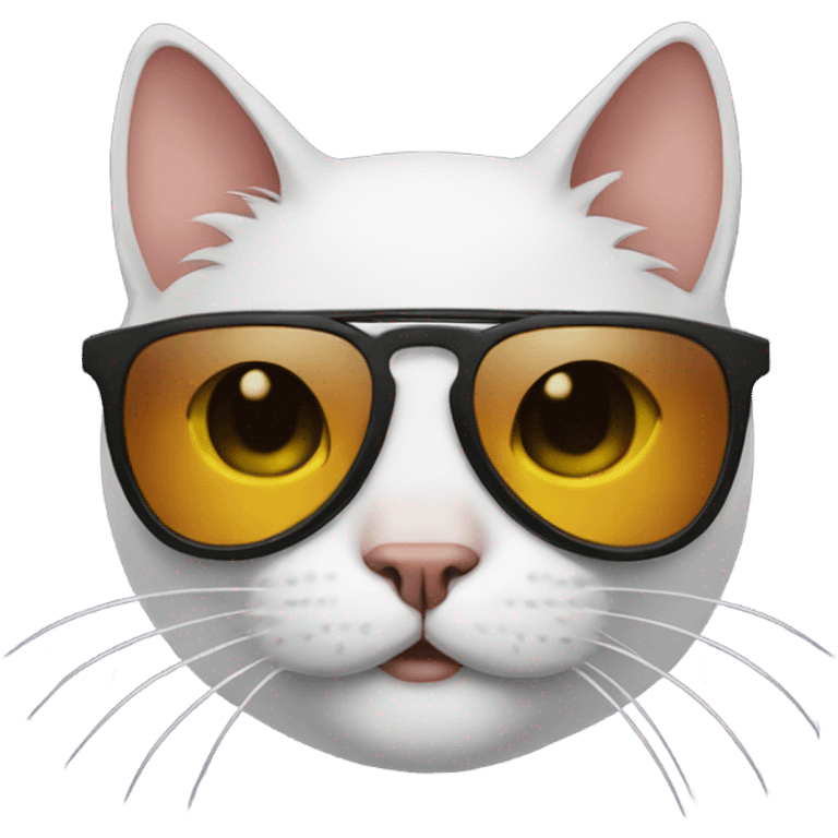 Cat with a mask and shades  emoji