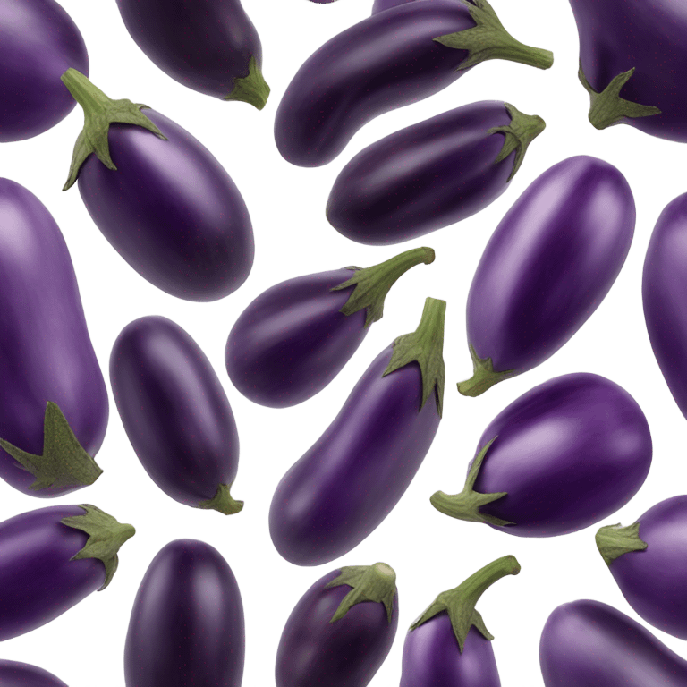 Eggplant rain emoji