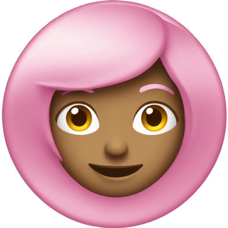 disque couleur rose emoji