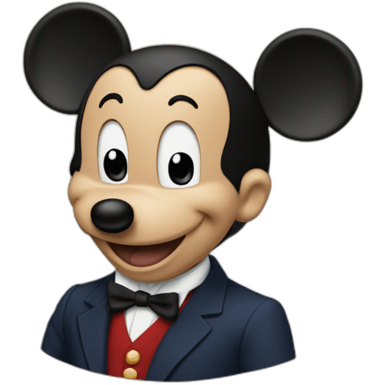 french president as mickey mouse emoji