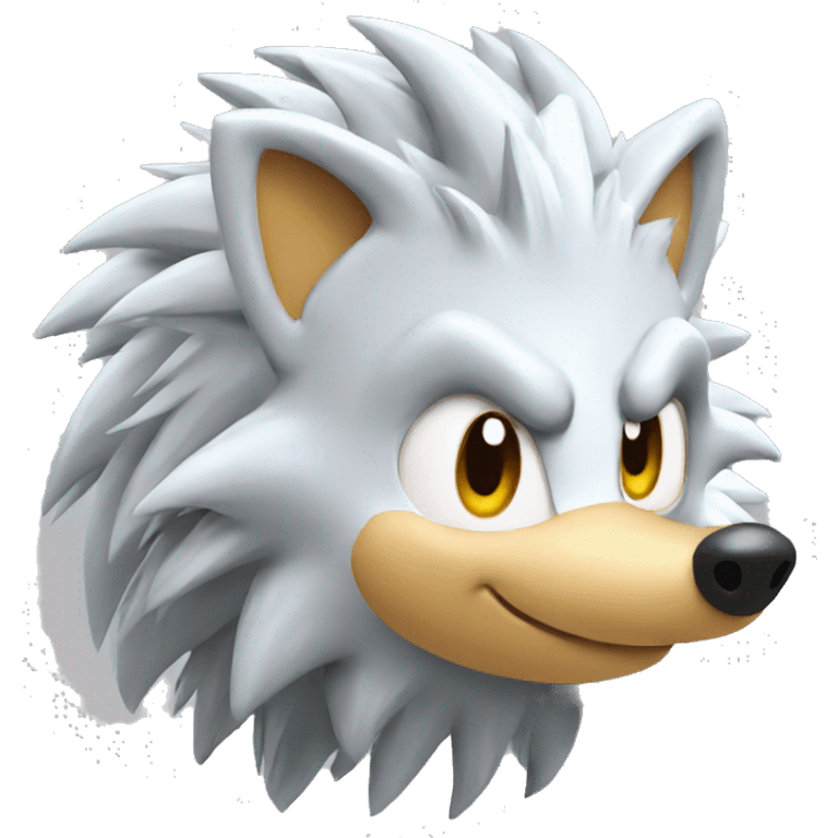 Silver the Hedgehog emoji