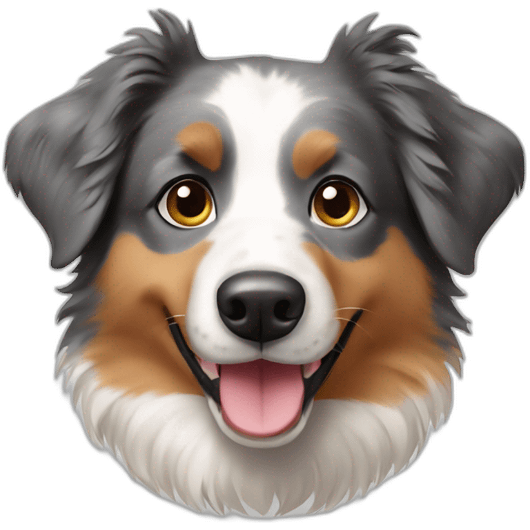 australian shepherd dog emoji