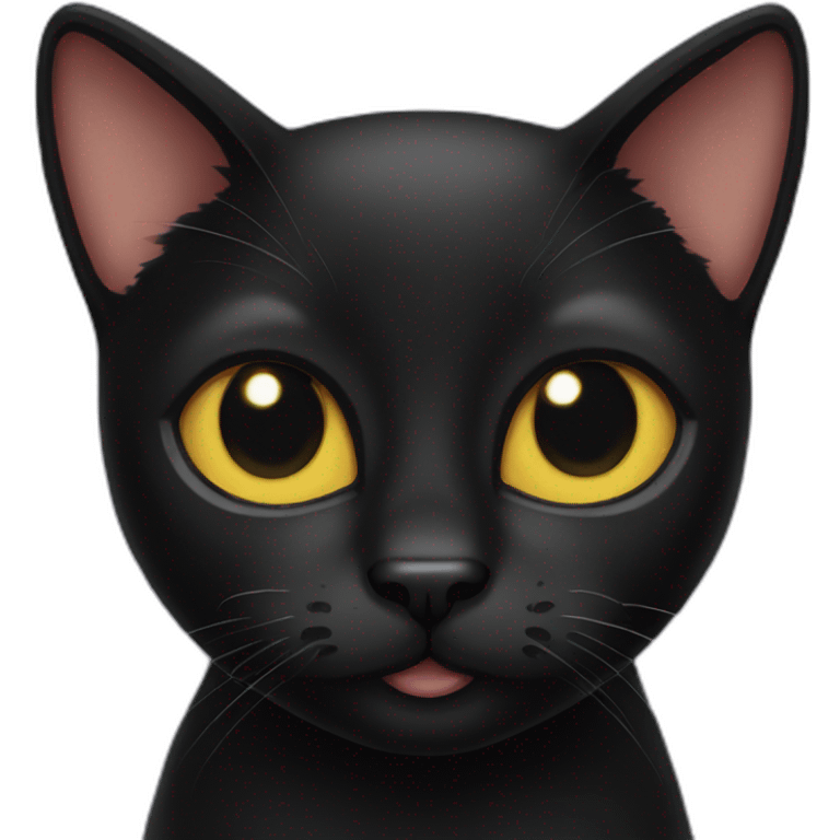 Black cat emoji