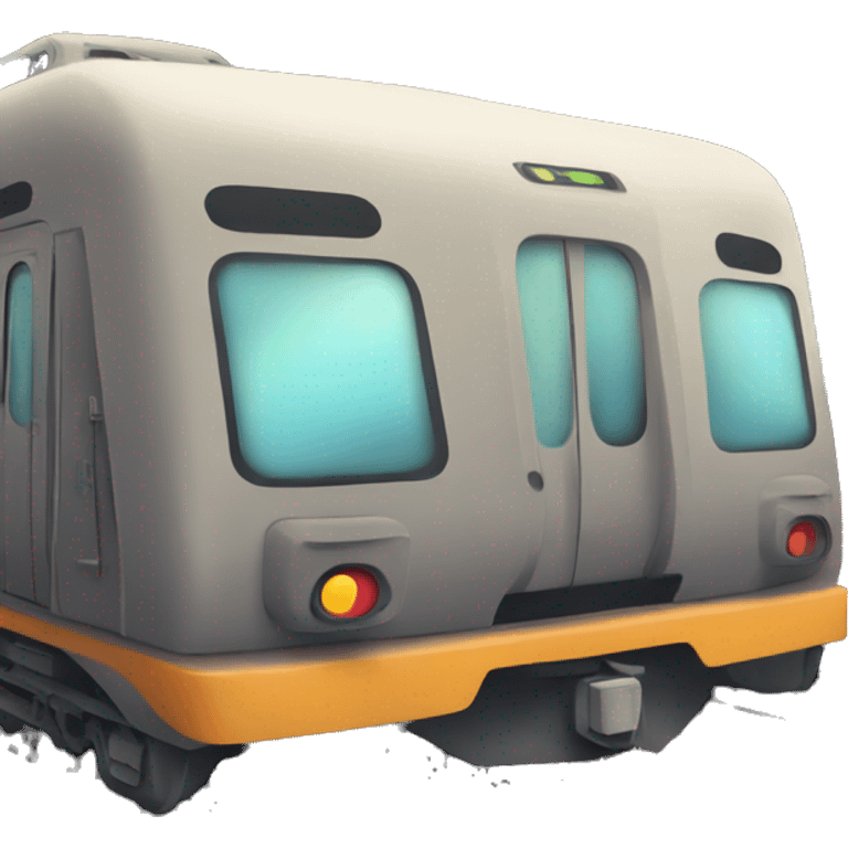 A train with a laptop emoji on the side emoji