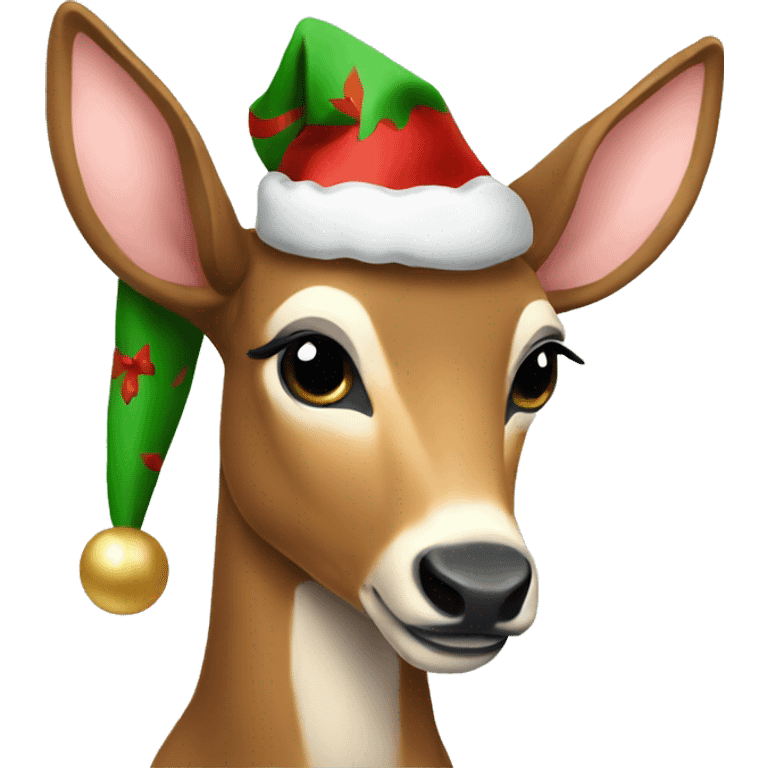 Christmas doe emoji